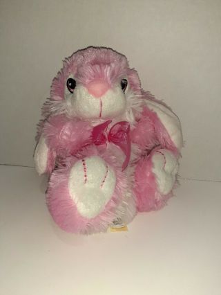 Dan Dee Bunny Rabbit Pink Easter Spring Plush Stuffed Animal Toy Gift 8 Inch